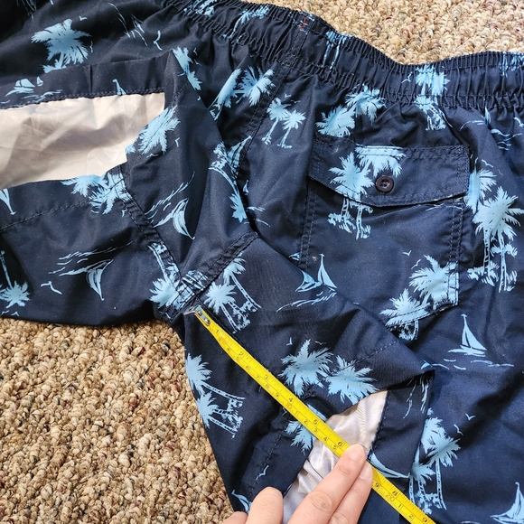 Kanu Surf Men's Harbor Swim Trunks XL Navy Polyester Lightweight Quick Dry Beach - Picture 9 of 12